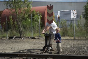 Switching Tracks With Daddy